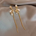 Luxury Square Star Mother of Pearl Dangle Earrings